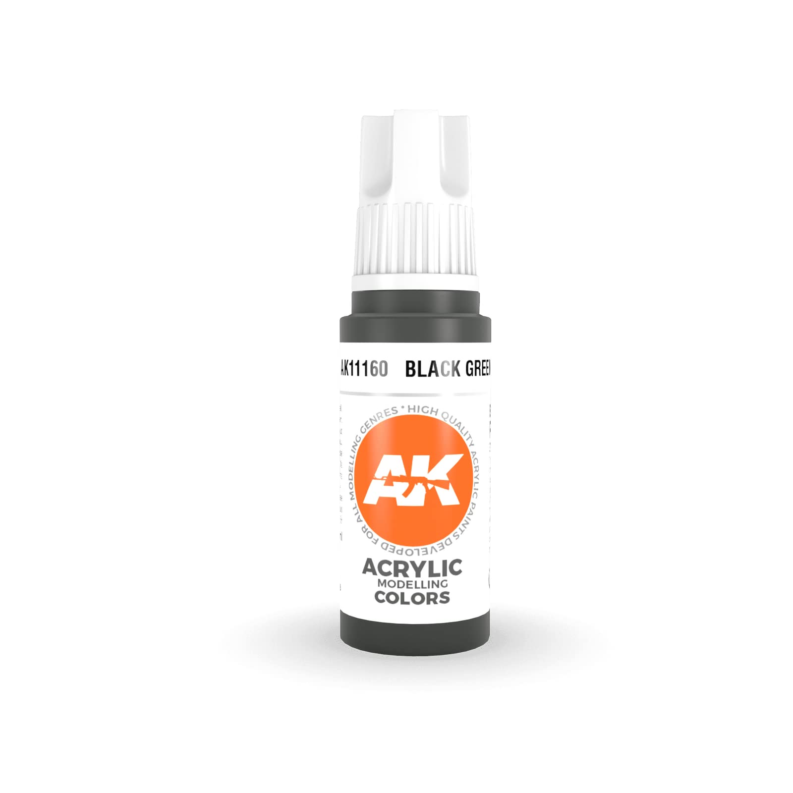 Amazon.com: AK Interactive 3rd Gen Acrylic Black Green 17ml : Arts